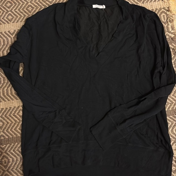 Rag & Bone v neck sweater M black 🖤🖤 - Picture 10 of 11